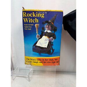 Gemmy Rocking Halloween Witch- Animated- Working